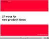 Marc Heleven: “37 Ways for New Product Ideas”